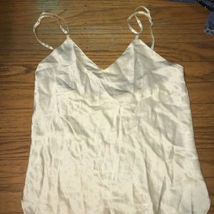 Silk cami tank top